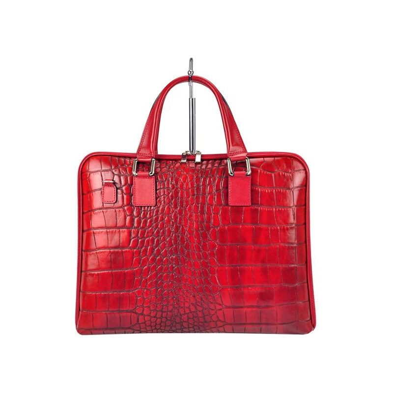 Gregorio Dámska kožená aktovka Marion červená 15399816