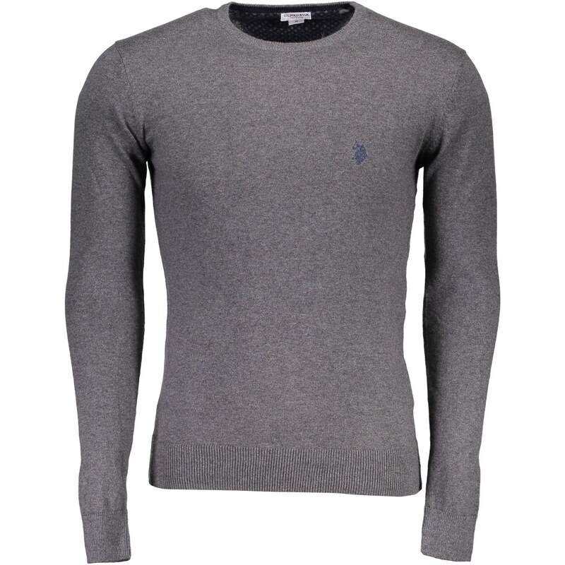 US Polo Assn Pánsky sivý sveter US Polo 64702859