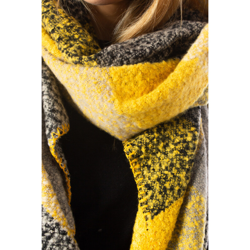 Only Šál s károvaným vzorom 66472212