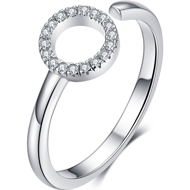 Emporial strieborný prsteň Trblietavá elegancia 31735959