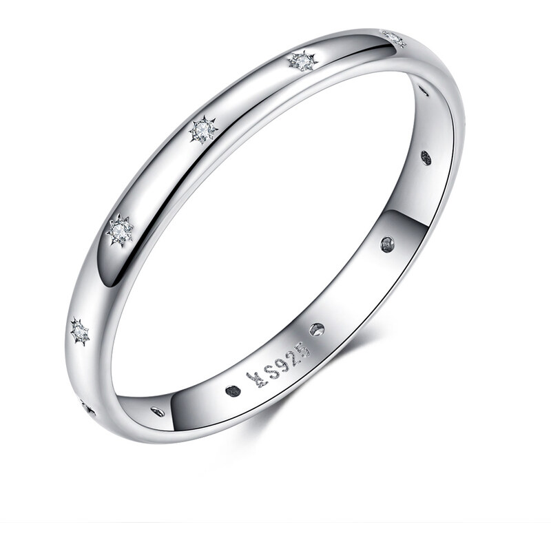 Emporial strieborný prsteň Pole svietivých hviezd 31870716