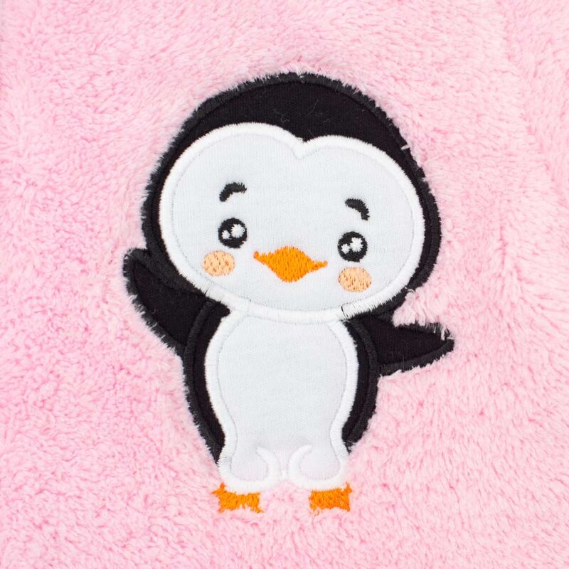 Zimná detská kombinéza New Baby Penguin - ružová - 62