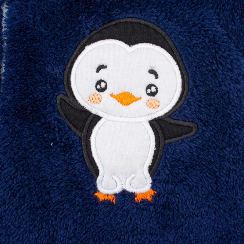 Zimná detská kombinéza New Baby Penguin - tmavomodrá - 62