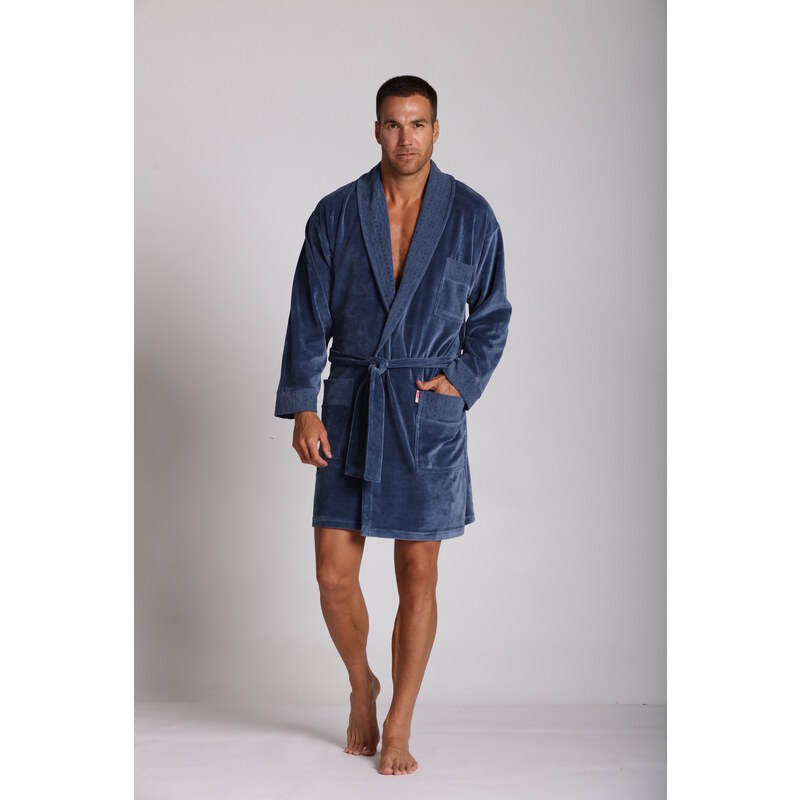 De Lafense Krátky pánsky župan VELUR 711 53190121