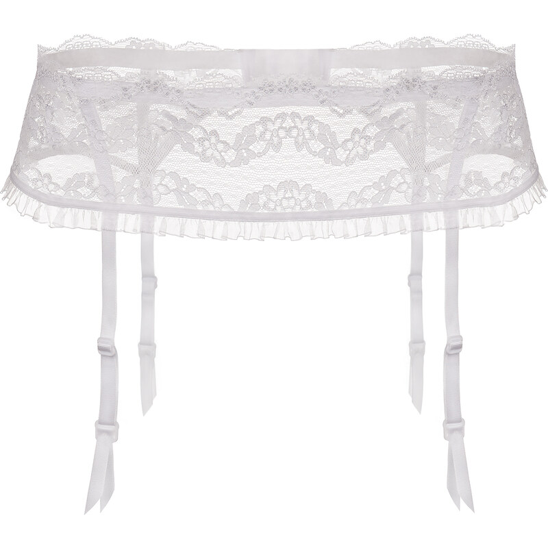 Podväzkový pás Lilly biely - Julimex 58186893