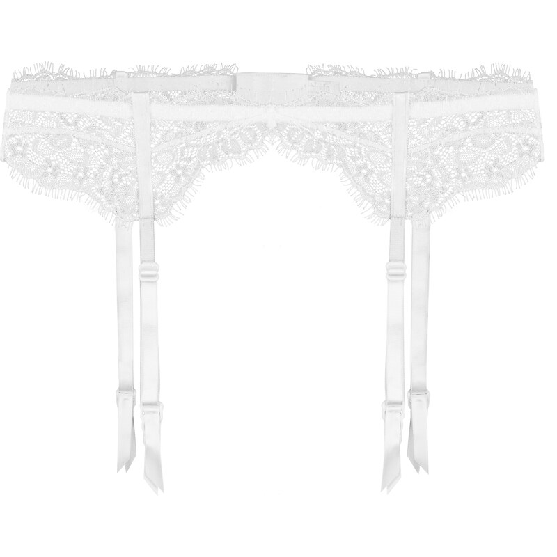 Podväzkový pás Fuchsia biela - Julimex 58186824