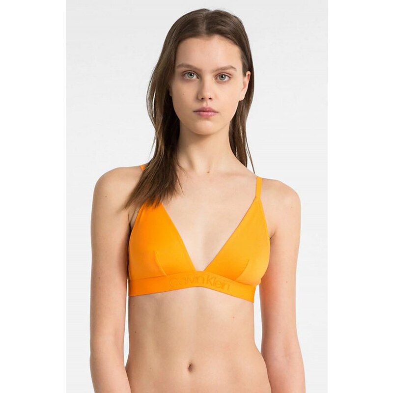 Podprsenka bez kostice QF4945E-5FQ oranžová - Calvin Klein 25214654