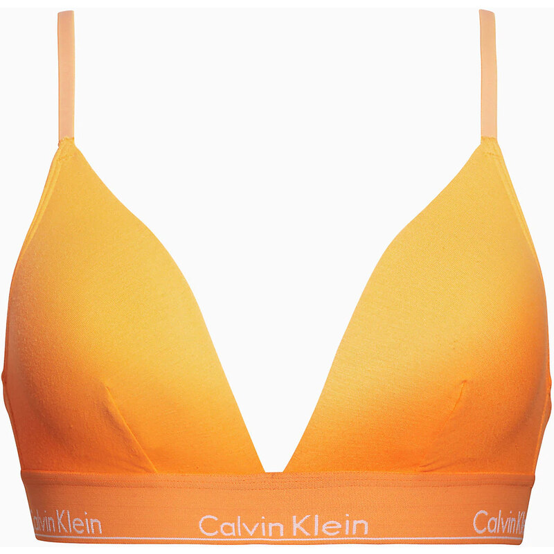 Podprsenka bez kostice QF4252E-6TQ oranžová - Calvin Klein 14116327