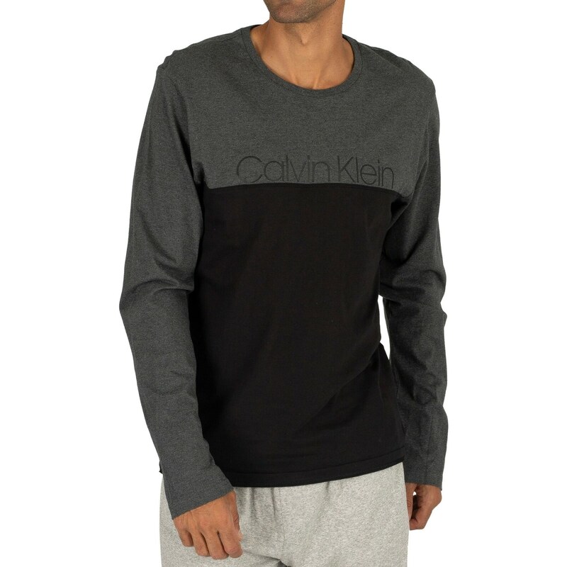 Pánske tričko NM1581E-038 šedá - Calvin Klein 14118734