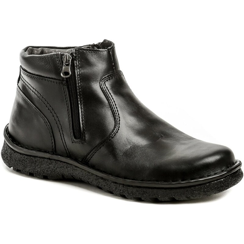 Bukat 253 čierne pánske zimné topánky 60978227