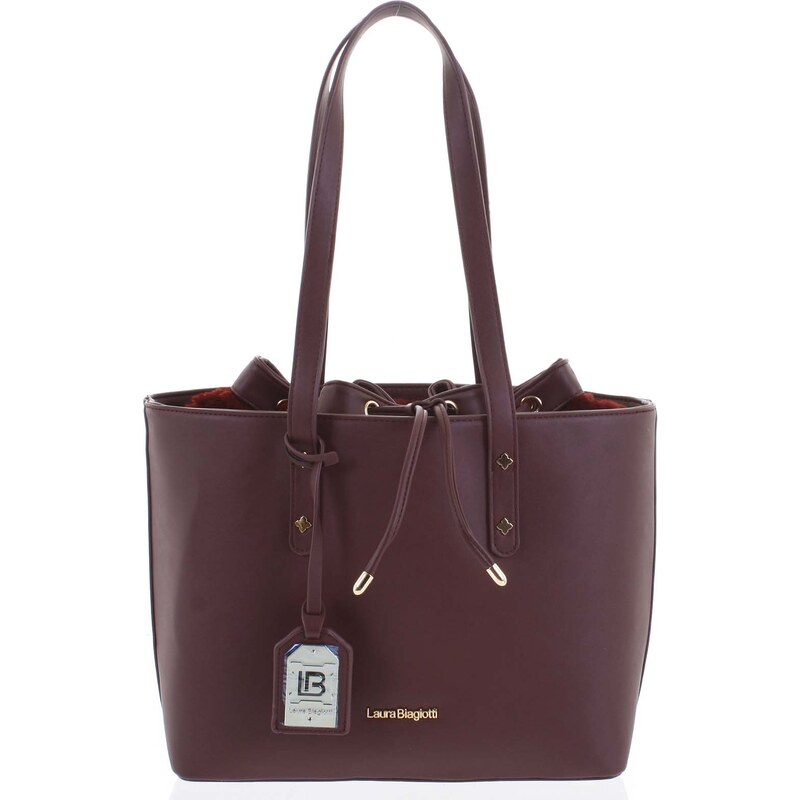 Dámska kabelka cez plece vínová - Laura Biagiotti Violet vínová 14191619