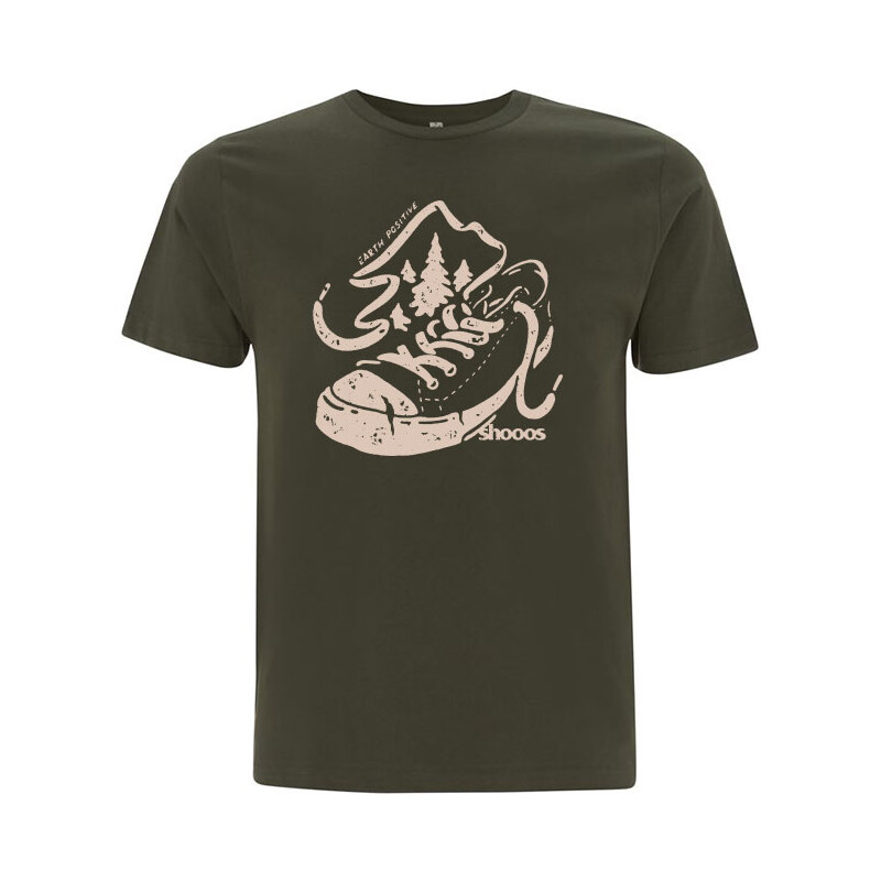 Shooos Earth positive Olive T-Shirt Limited Edition 68447570