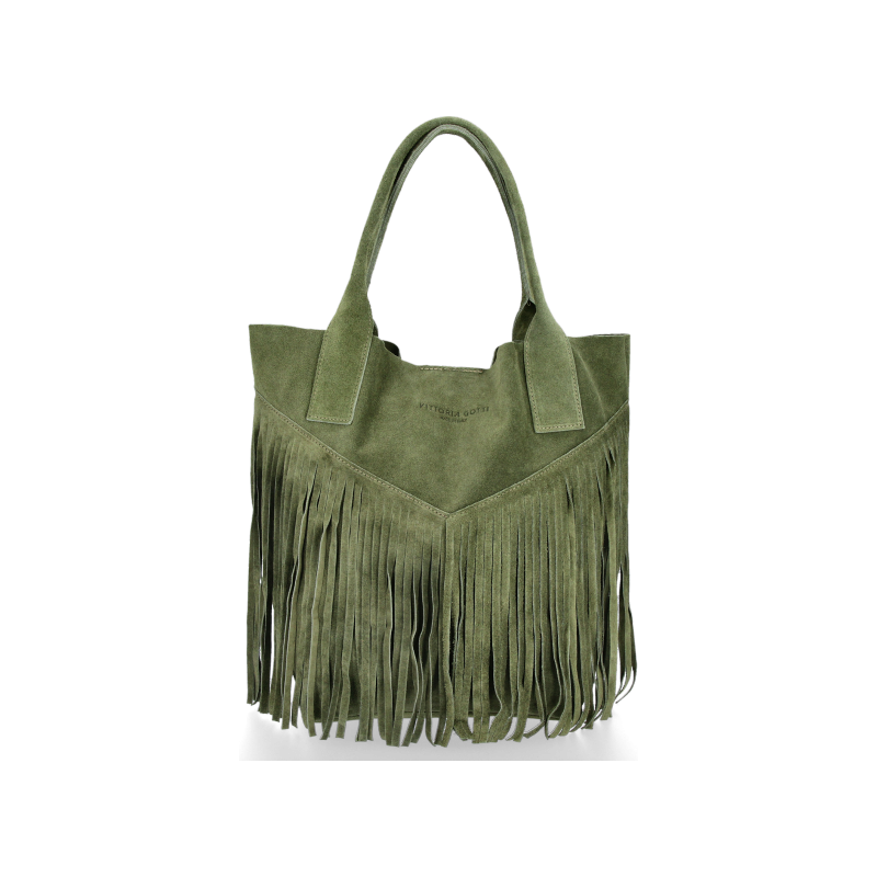 Dámska kabelka shopper bag Vittoria Gotti zelená VPOS9 66434583