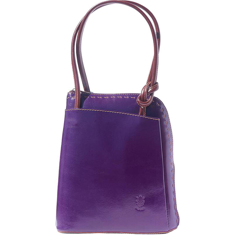 Glara Mestská kožená kabelka 3 v 1 36988176