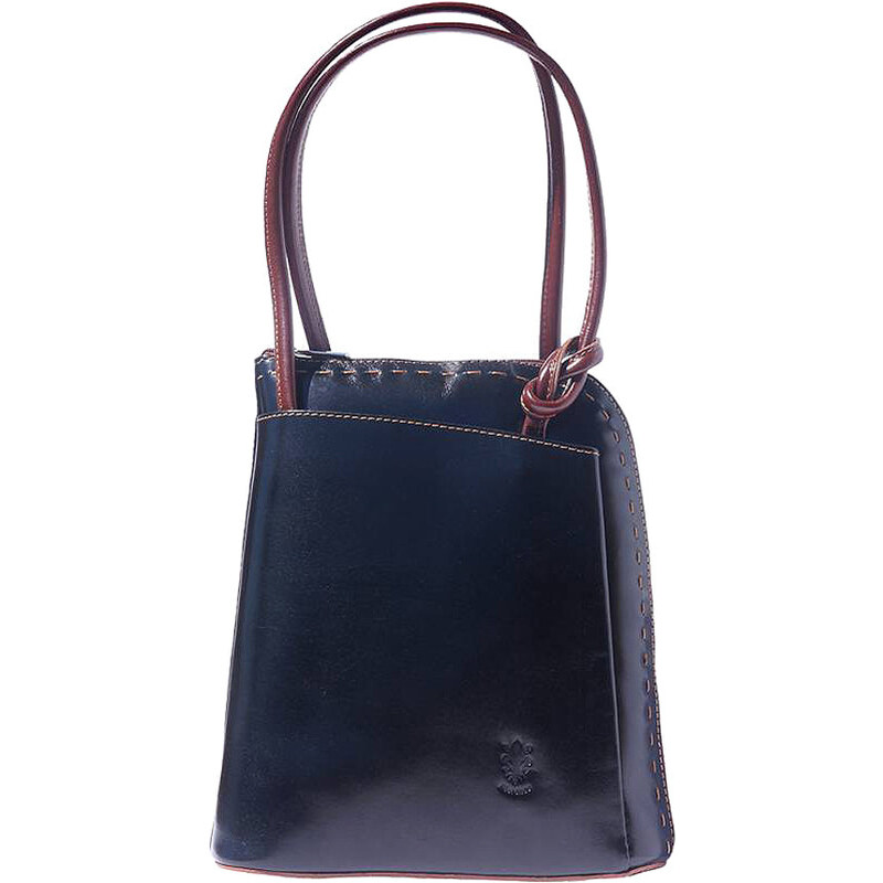 Glara Mestská kožená kabelka 3 v 1 36988175