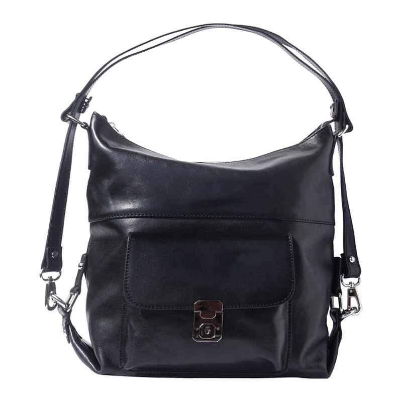 Glara Kožená dámska taška do práce 2 v 1 29504991