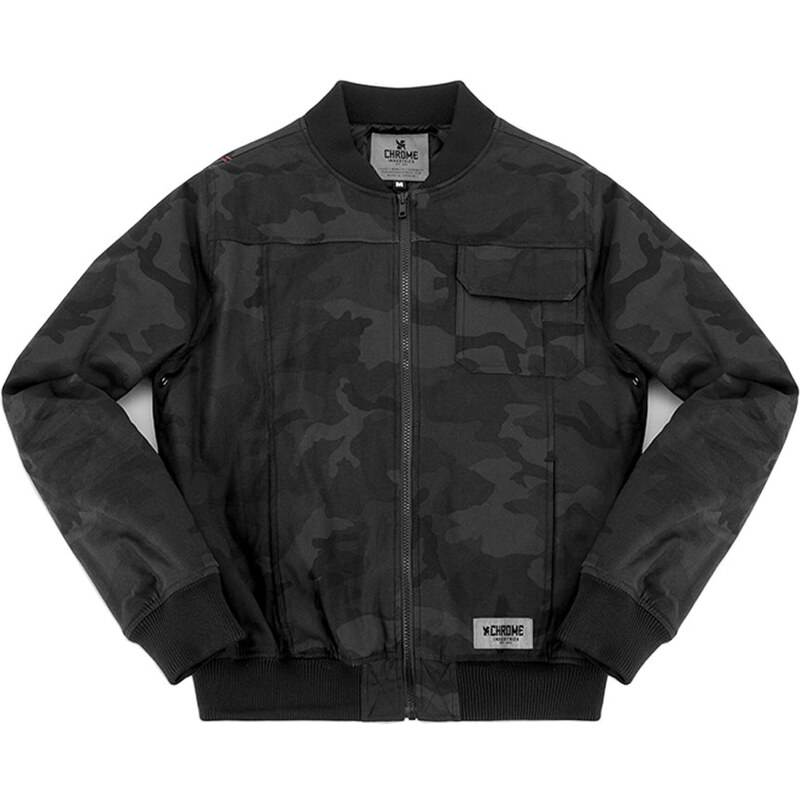 Chrome Industries Utility Bomber Jacket Black Camo 65395557