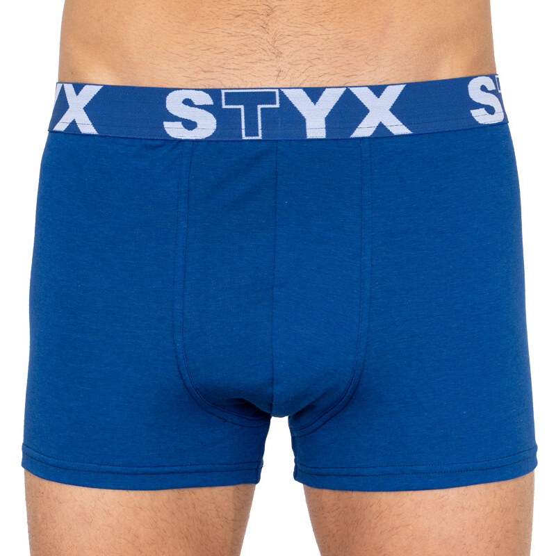 Pánske boxerky Styx športová guma nadrozmer tmavo modré (R968) 5 15334755