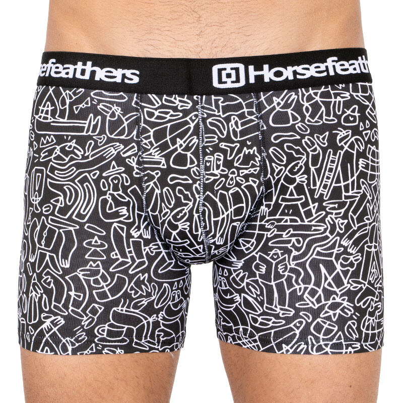 Pánske boxerky Horsefeathers Sidney doodle (AM070C) 12998288