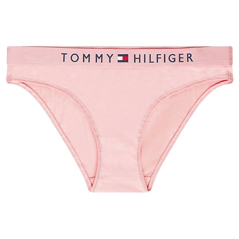TOMMY HILFIGER - Tommy original cotton svetloružové nohavičky 17658408