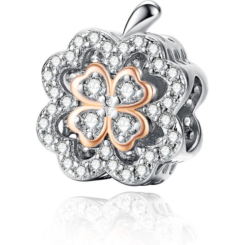 Emporial Royal Fashion prívesok Trblietavý štvorlístok pre šťastie 41662205