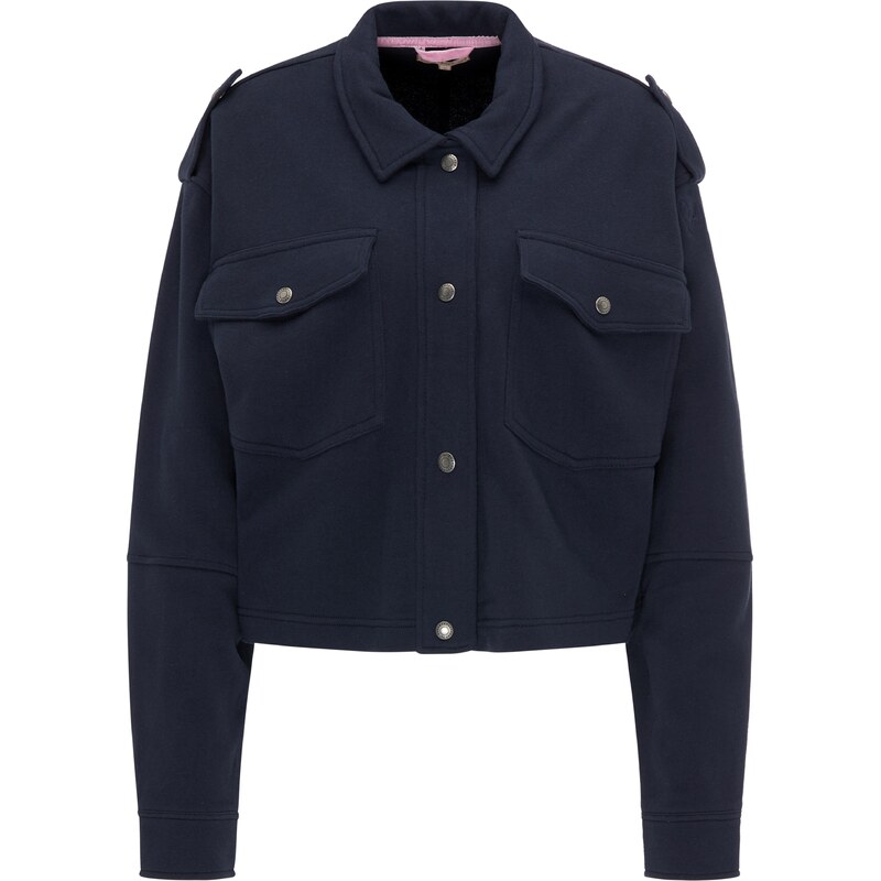 MYMO Tepláková bunda námornícka modrá 63106809