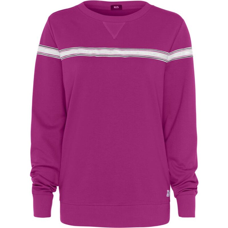 H.I.S Mikina fialová / biela 54222833