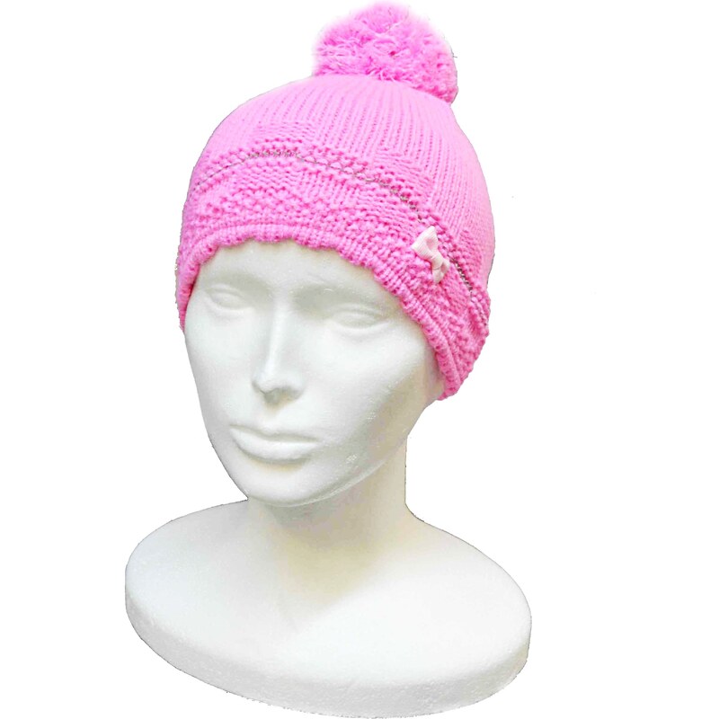 Detská zimná čiapka CAPU 659 ružová 43973320