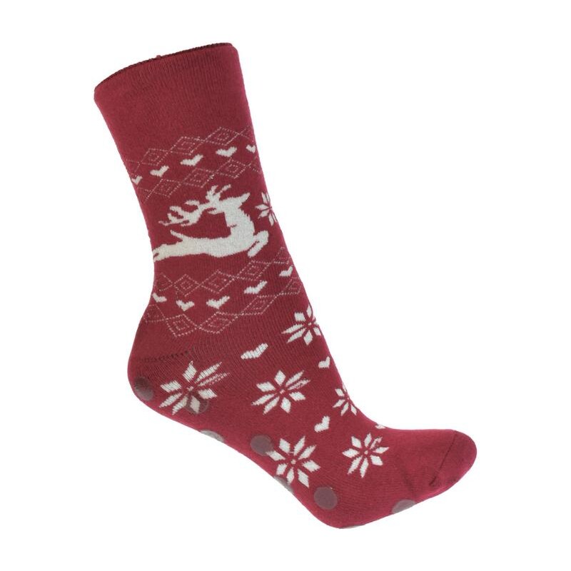 AURA.VIA Zimné červené ponožky CHRIS 46059888