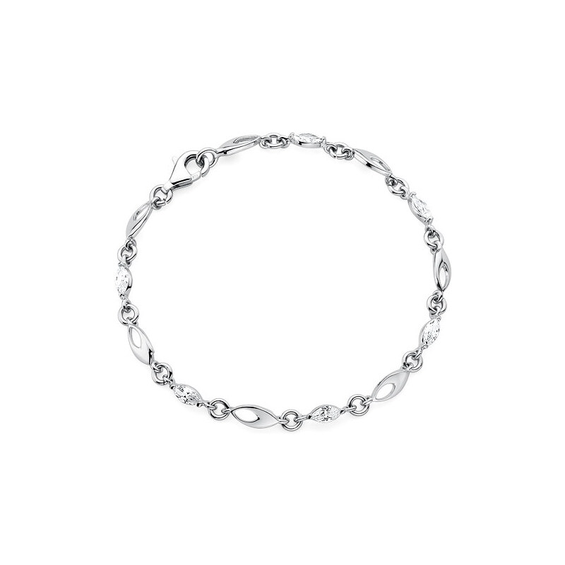 Olivie Strieborný náramok s čirými zirkónmi 3299 11679950