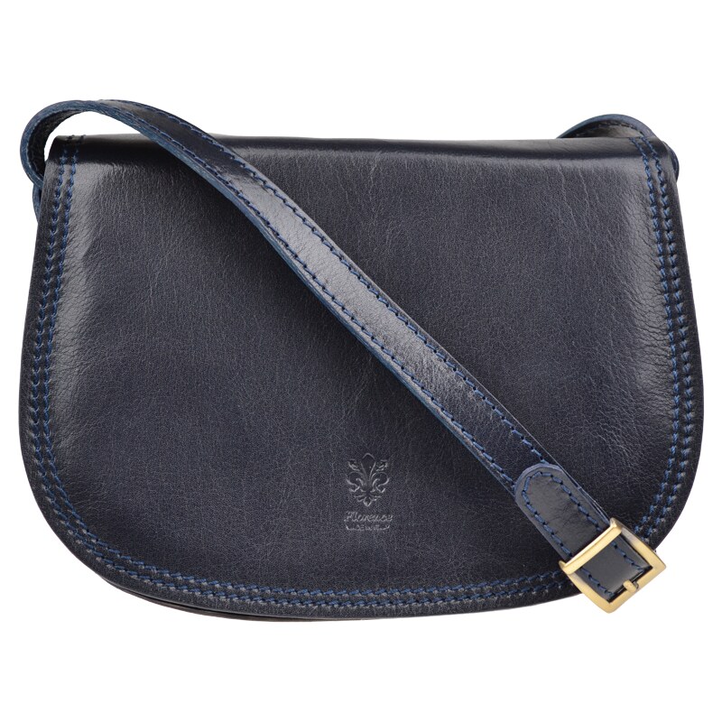 Modrá kožená talianska crossbody kabelka Marzia Blu NovaKabelka.sk 14674828