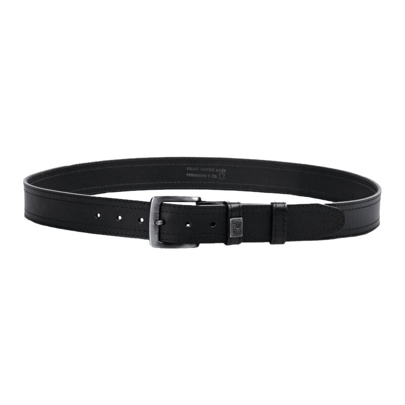 Black Hand Pánsky kožený opasok Black Hand 2003-98 čierny 38065158