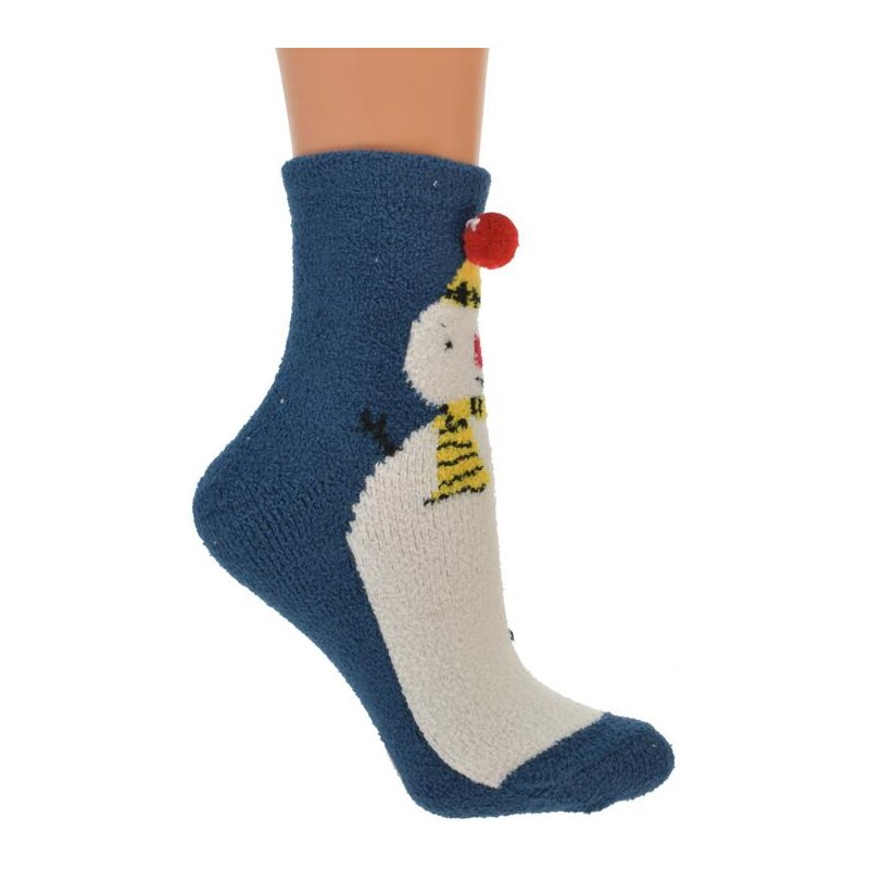 AURA.VIA Zimné modré ponožky NICHO 2 14684461