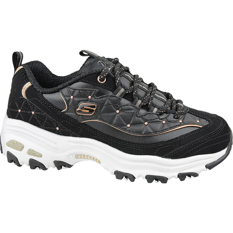 Čierne dámske sneakersy SKECHERS DLites 13087-BKRG 61899847