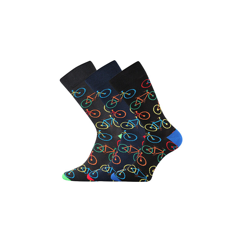 WEAREL 014 pánske ponožky farebné Lonka - CYKLO Mix farieb 35-38 3 26251843