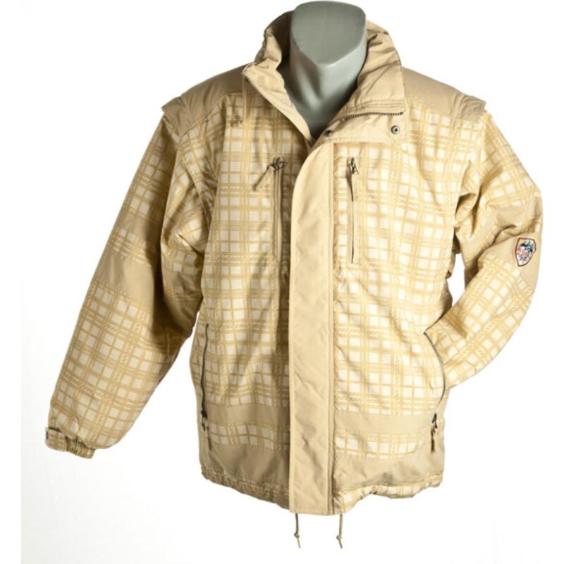 Pánska zimná bunda a vesta Killtec Mandras beige 14789273