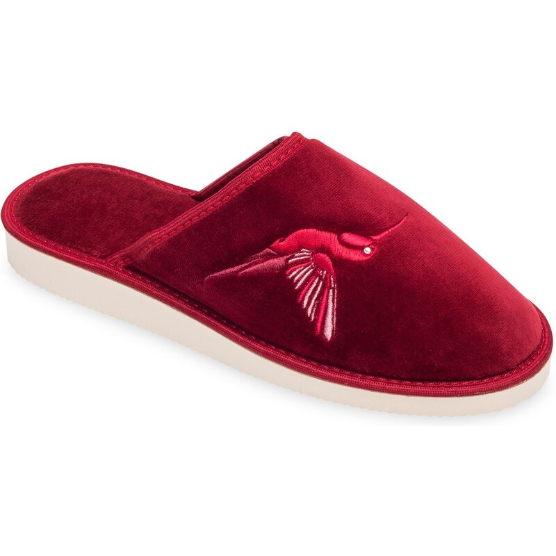 Dámske papuče Natural Style NS038 - Bordové 59068213