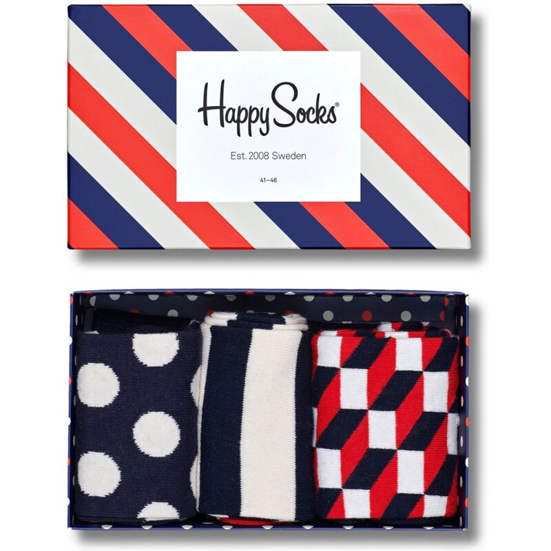 Ponožky Happy Socks darčekové balenie Stripe