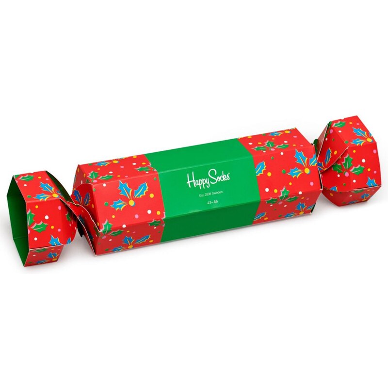 Ponožky Happy Socks darčekové balenie Christmas Cracker Holly 14826148