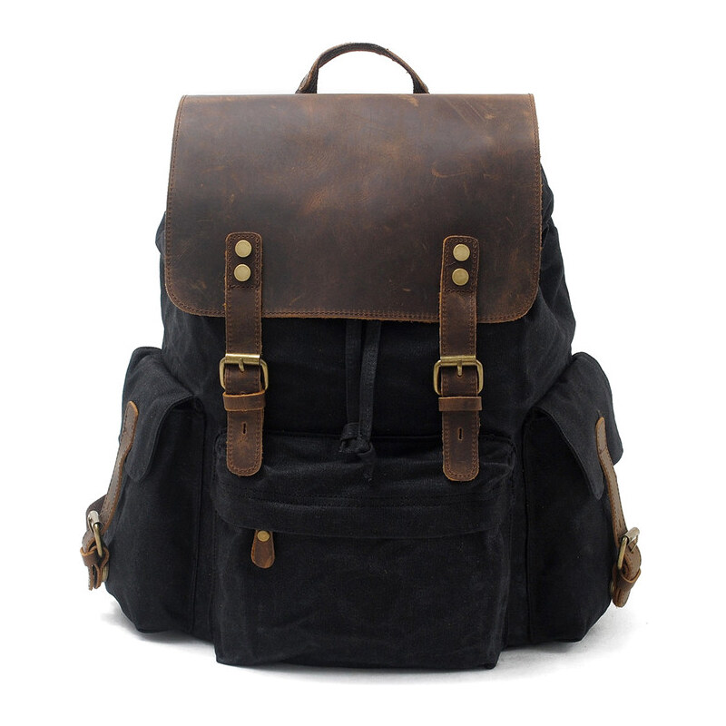 Glara Nepremokavý vintage batoh 57937851