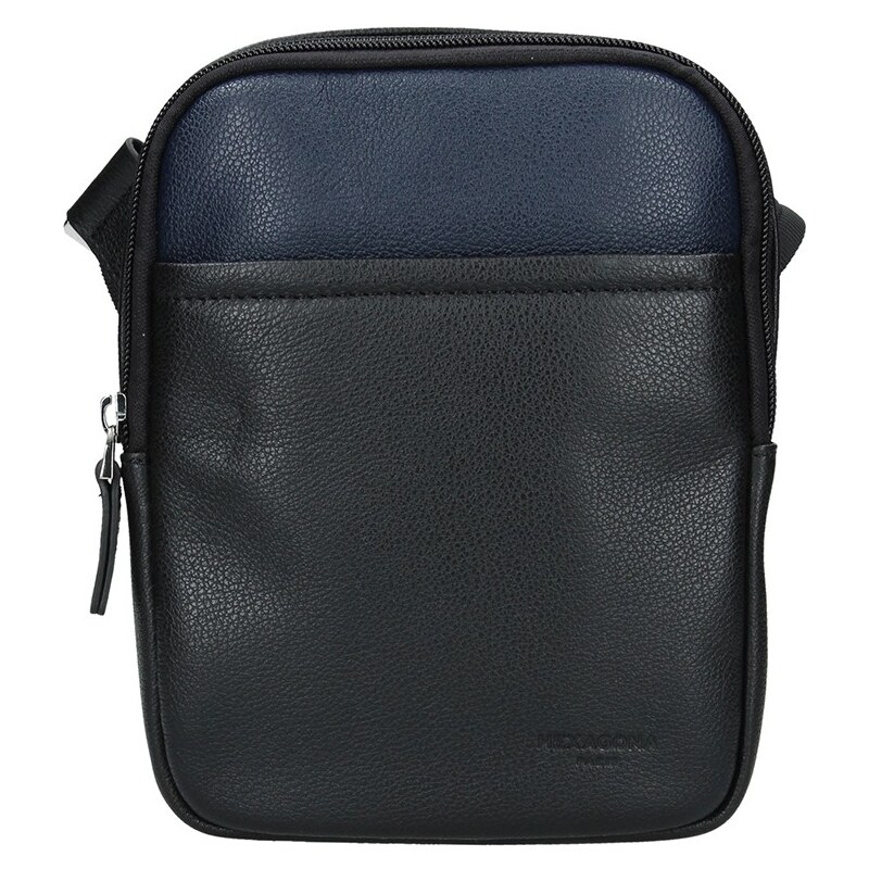 Hexagona Pánska taška na doklady Hexagon Ruben - čierno-modrá 57796074