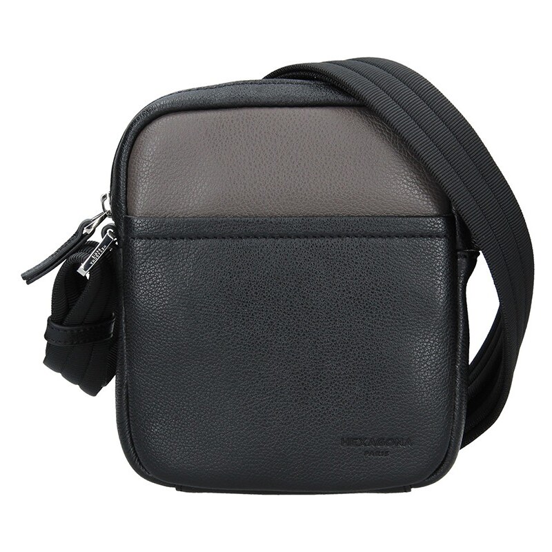 Hexagona Pánska taška na doklady Hexagon Anders - čierno-hnedá 48227426