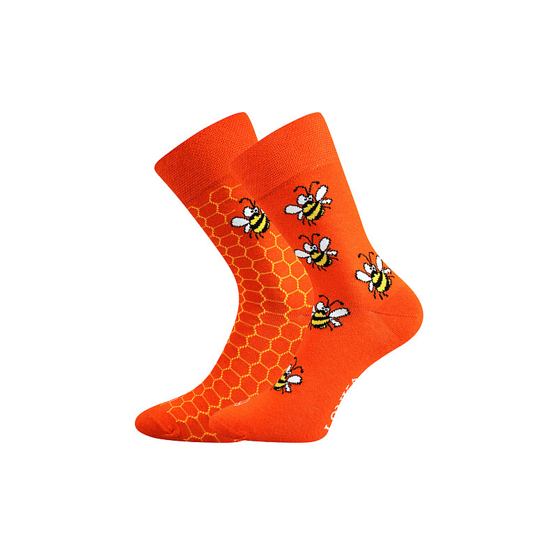 DOBLE farebné ponožky Lonka - VČELKY 32622819