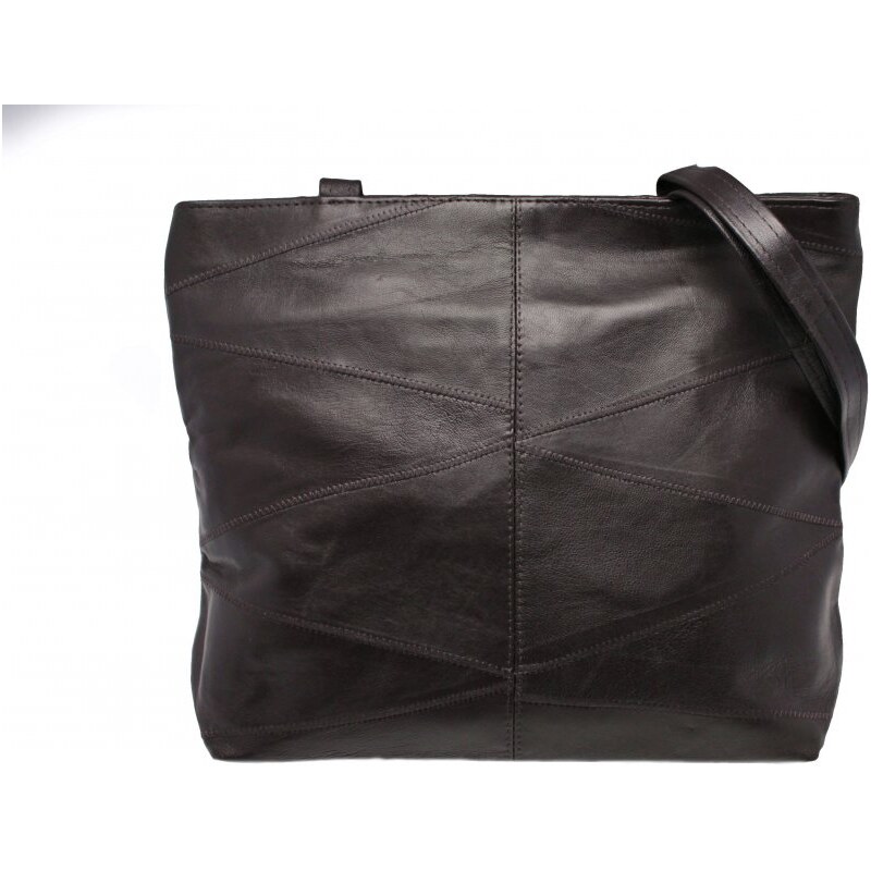 Sikora Dámska kožená kabelka AD tm. hnedá 49044044