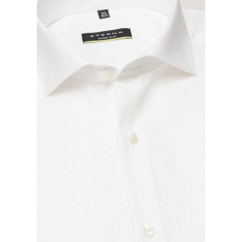 Svadobná ETERNA Super Slim fit Champagne nie presvitajúca košeľa dlhý 15471525