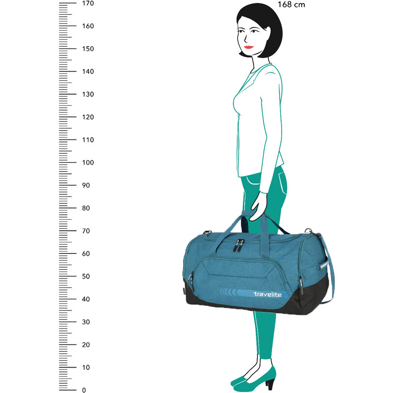 Cestovná taška Travelite Kick Off DufflePetrol 12829259