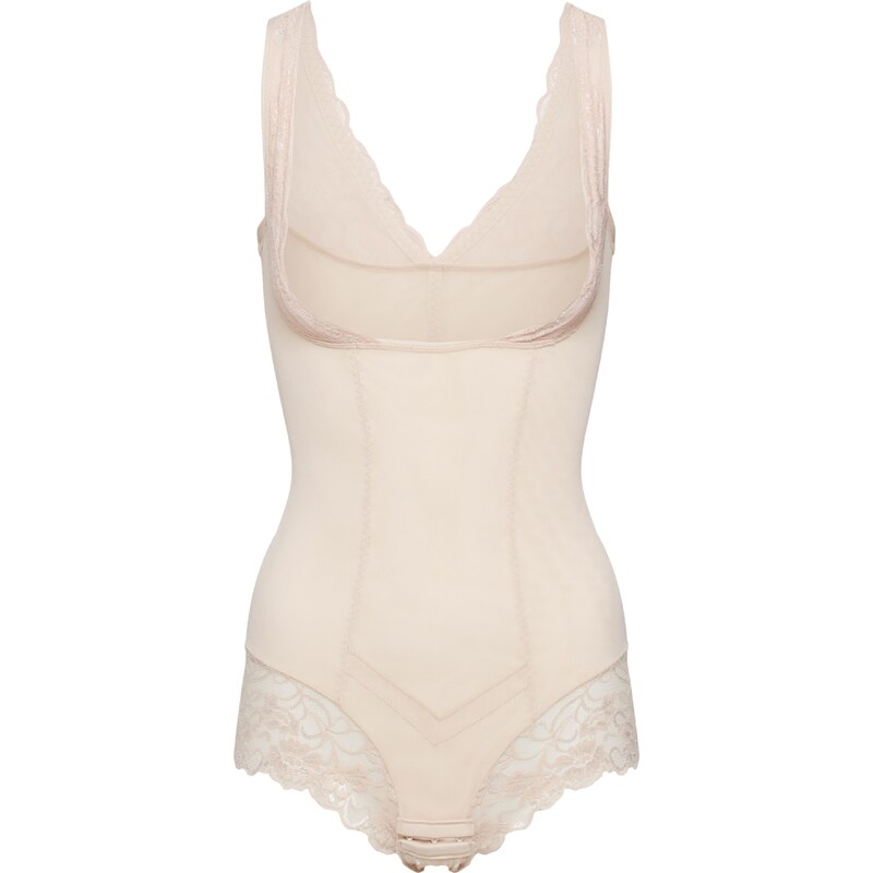 MAGIC Bodyfashion Formujúce body Control Body béžová / biela 21977400
