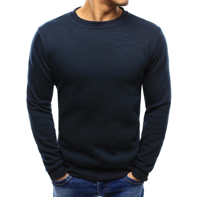 Buďchlap Jednoduchá granátová mikina bez kapucne 40898844