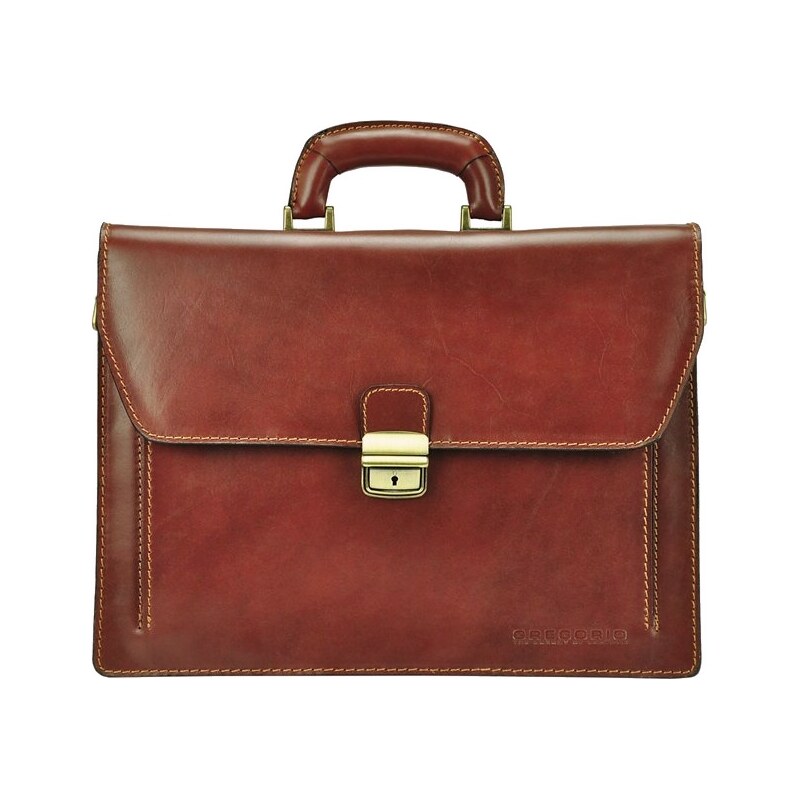 Gregorio Kožená aktovka Samuel hnědá 15367694
