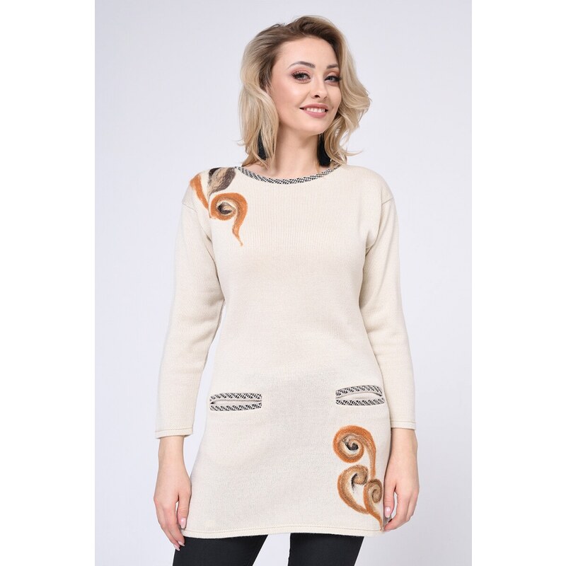 Gemini Dámsky dlhý sveter 1436R - Vitesi 21018474